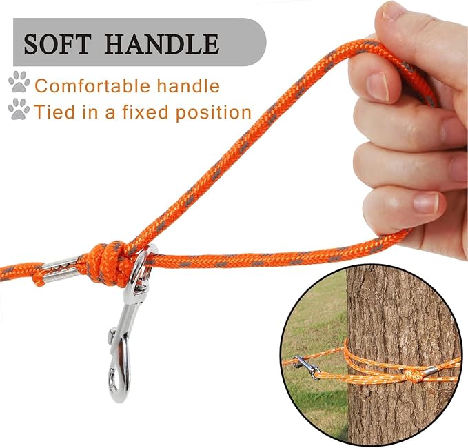 Reflective Cat Leash -30FT Cat Cable Out Escape Proof Walking Leads Yard Long - Image 2