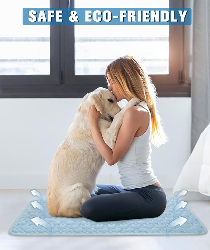 Dog Cooling Mat for Summer Self-Cooling Mat for Dogs & Cats Summer Outdoor Dog - Image 5