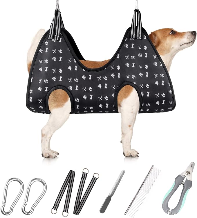 Pet Dog Grooming Hammock Harness by ATESON