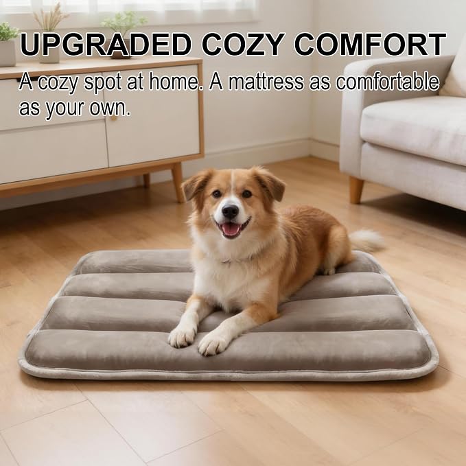 Dog Crate Pad, Ultra Soft & Anti-Slip Kennel Mat, Secure Fit - Image 2