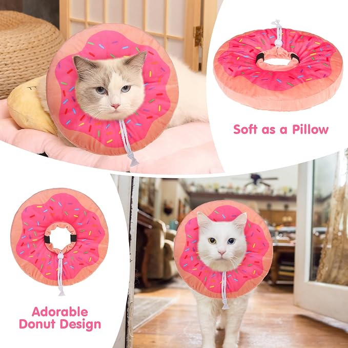 BEAUTYZOO Cat Cone Collars Soft, Cat Recovery E Collars After Surgery to Stop - Image 5