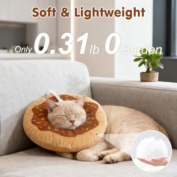 BEAUTYZOO Cat Cone Collars Soft, Cat Recovery E Collars After Surgery to Stop - Image 3