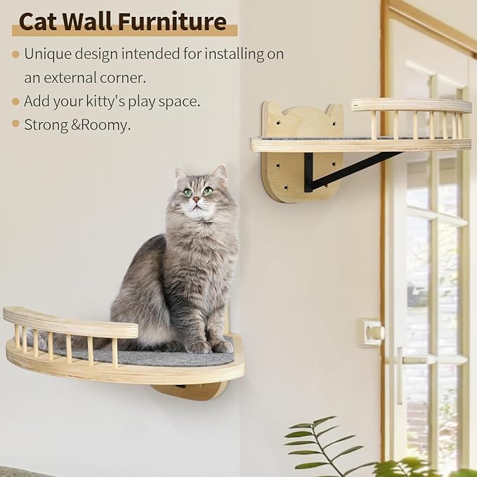 Cat Wall Shelves Furniture Set - Image 6