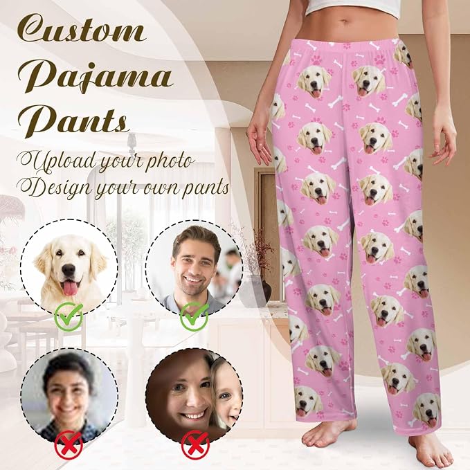 Custom Couple Pajama Pants Sock - Image 3