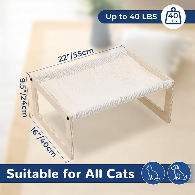 Cat Bed with Washable Pad - Image 3