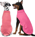KYEESE 2Pack Dog Sweater Soft Dogs Clothes Stretchy Pets Sweatshirt Warm Pets by KYEESE
