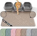 OHMO Cat Litter Mat XXL Trapping Mat Premium Silicone Rubber 37.5x25.2 by OHMO