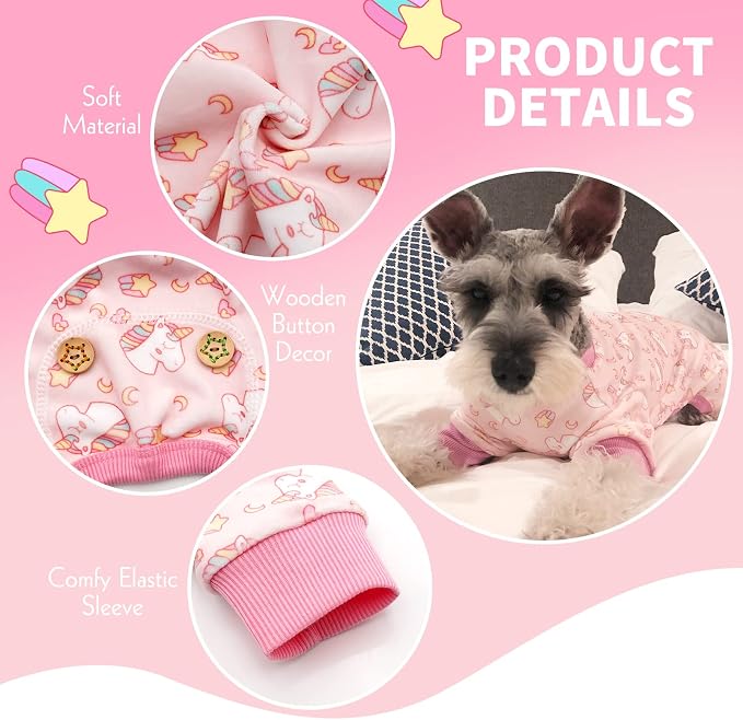 KYEESE Dog Pajamas Velvet Dog Pajamas Medium Sized Dogs Soft Dogs Clothes Pjs - Image 2