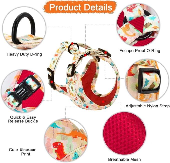 Adjustable Dog Harness and Leash Set - Image 3