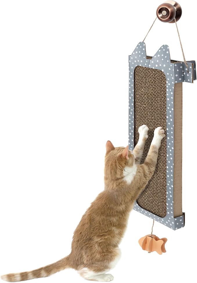 Kitty City Reversible/Double Use Hanging Scratcher 3-Pk - Image 2