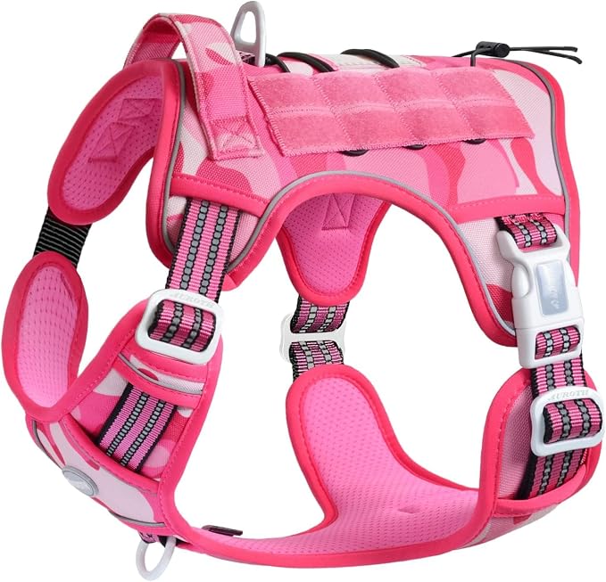 AUROTH Tactical Dog Harness for Small Medium Large Dogs No Pull Adjustable Pet - Image 9