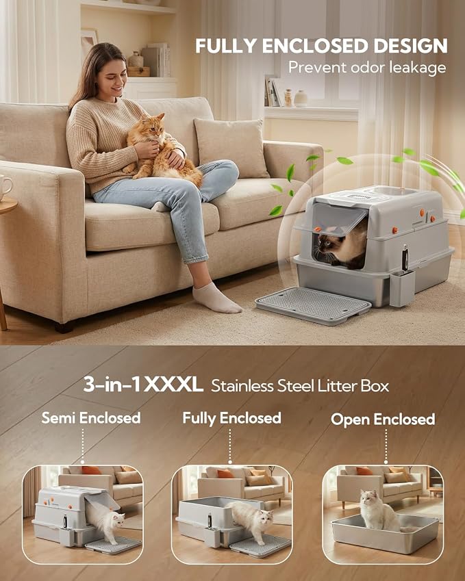 Soulbond XXXL Stainless Steel Litter Box - Image 3