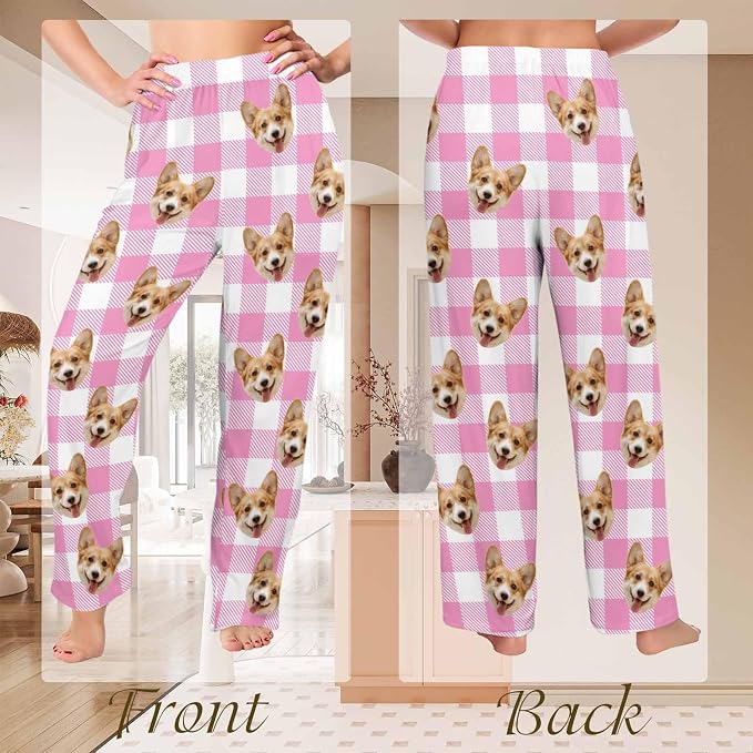 Custom Couple Pajama Pants Sock - Image 5
