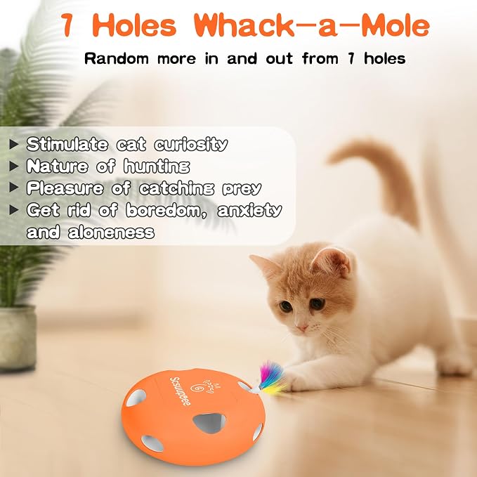 Interactive Cat Toy, Electric Cat Toys - Image 4
