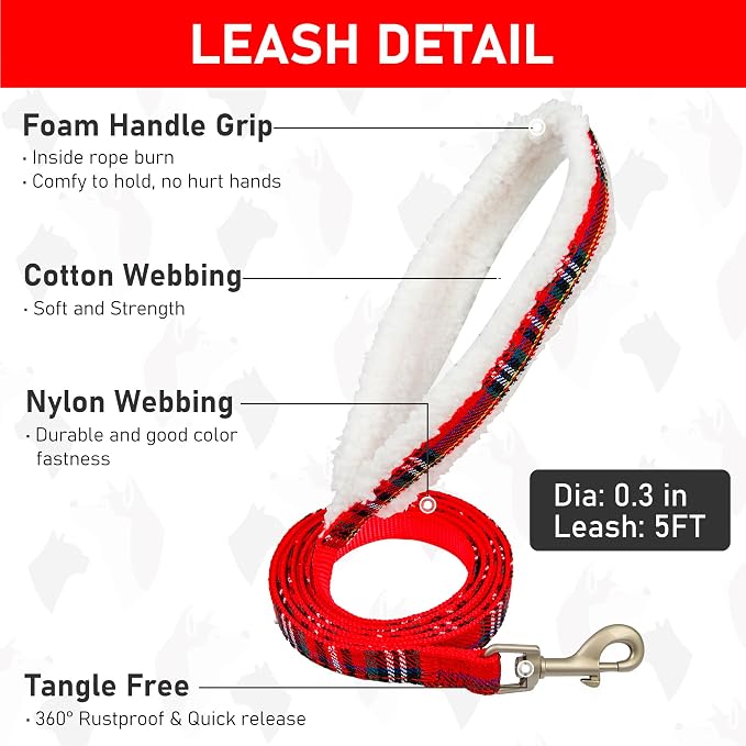 GAMUDA Small Dog Harness Collar and Leash Set, Step in No Chock No Pull Soft - Image 6