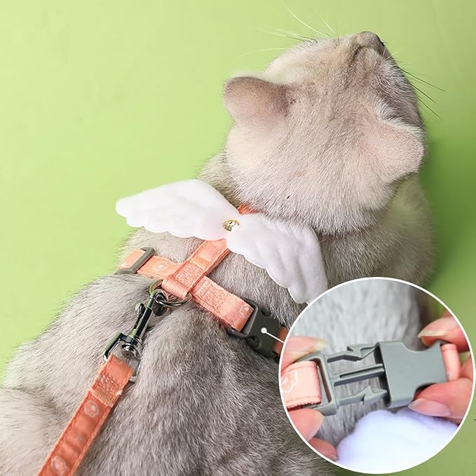 Cat Harness and Leash Set for Outdoor Travel Walking Escape Proof Soft Safe - Image 7