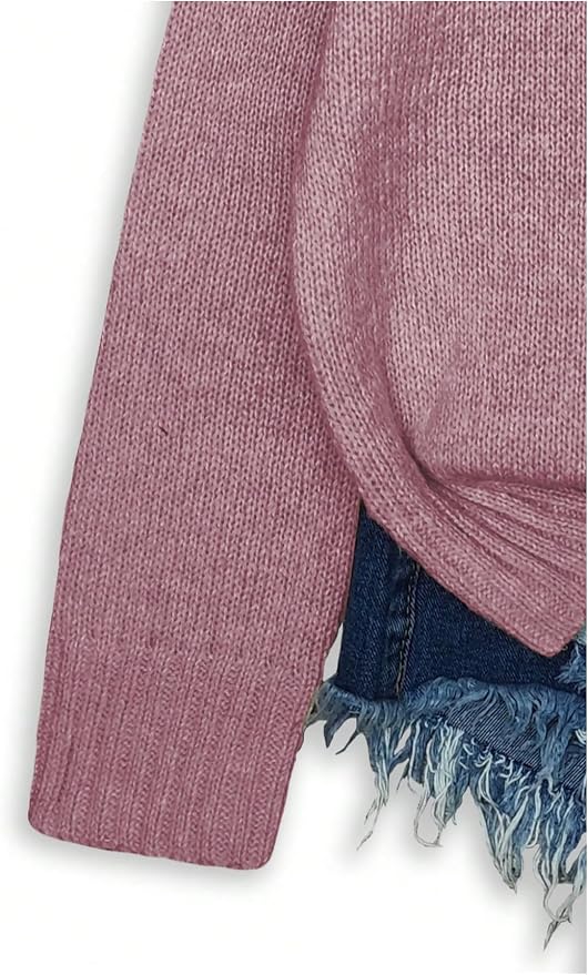 WDIRARA Women's Cat Graphic Sweater Long Sleeve Crew Neck Knit Tops Casual - Image 3