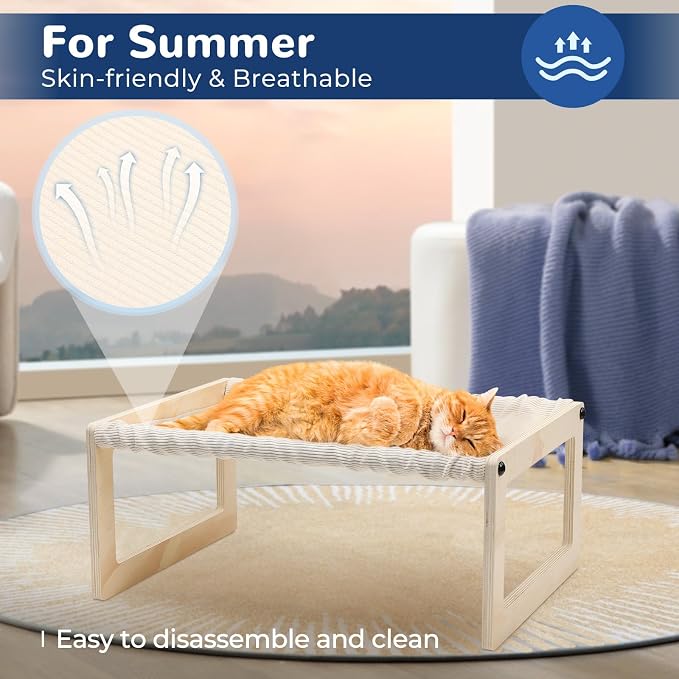 Cat Bed with Washable Pad - Image 2