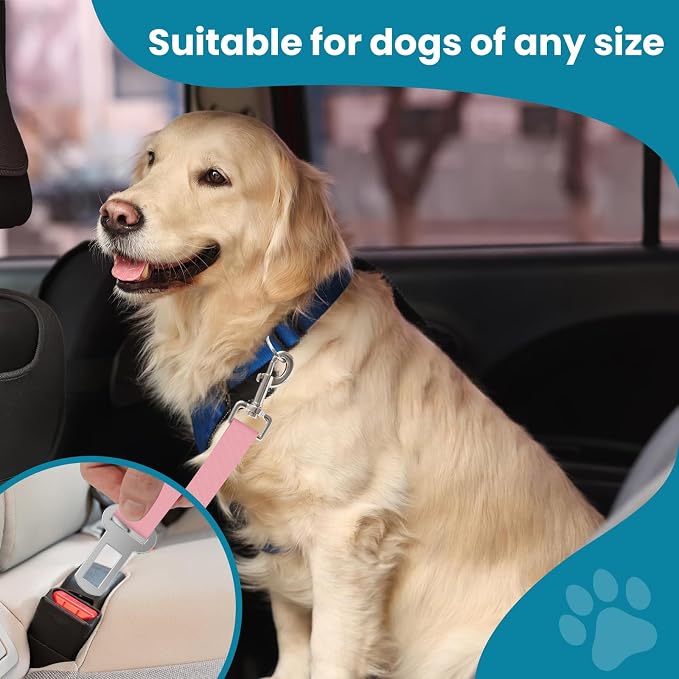 Adjustable pet cat and Dog car seat Belts. The Safety Belt fits Any car - Image 4