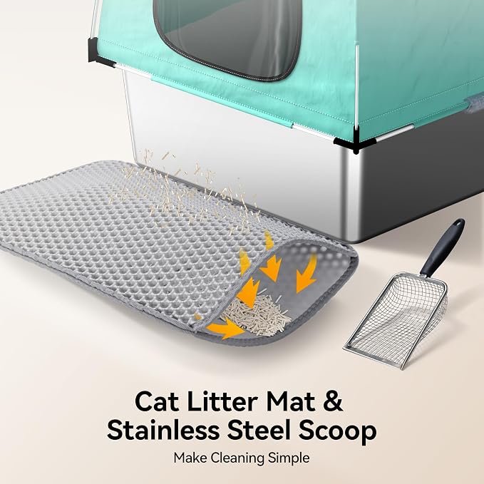 Meowant Stainless Steel Cat Litter Box - Image 8