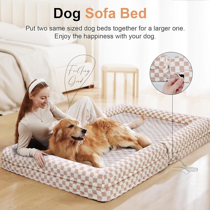 Large Dog Bed Orthopedic Washable: Beds Bolster XL Bed Big XLarge Dogs Egg - Image 3