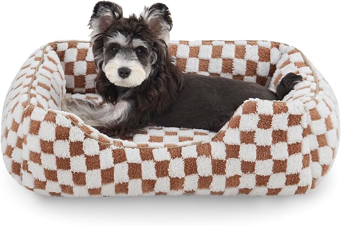 JOEJOY Dog Beds for Small Dogs -Cute Cat Beds for Indoor Cats Calming Pet Beds by JOEJOY
