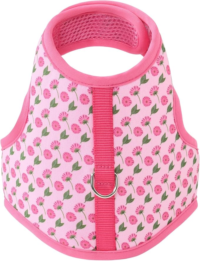 Mile High Life Dog Harness, Air Mesh Floral Vest Harness - Image 3