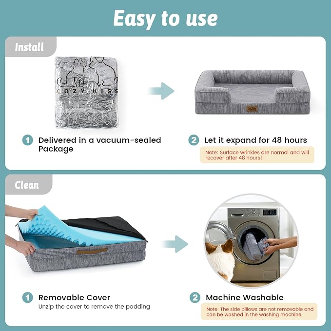 Cooling Dog Bed for Medium Small Size Dogs, Q-Max >0.4 Summer Cool Pet Bed - Image 8