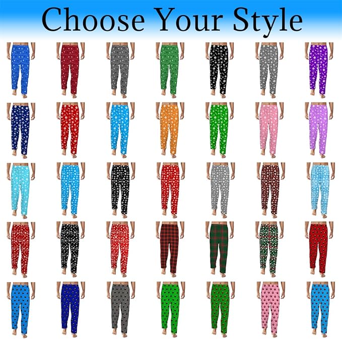 Artsadd Personalized Christmas Pajama Pants Socks - Image 2
