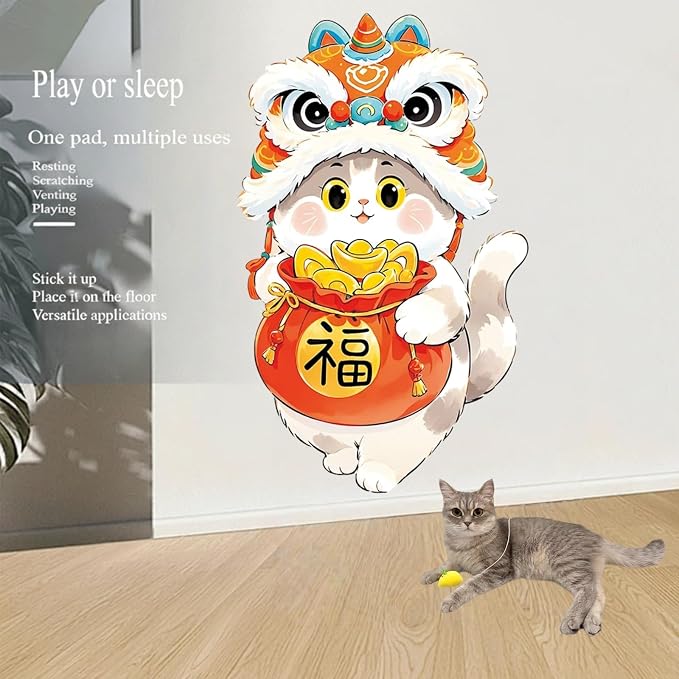 Wall Mounted Cat Scratching Pad - Image 4