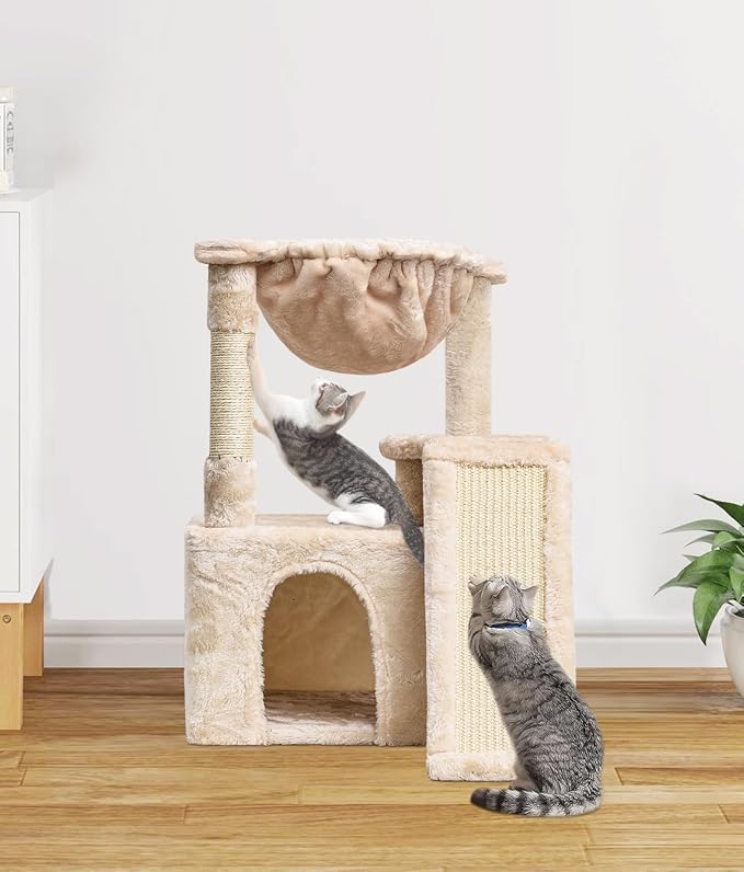 SYANDLVY Cat Tree for Indoor Cats Large Adults, Modern Activity Tower - Image 5