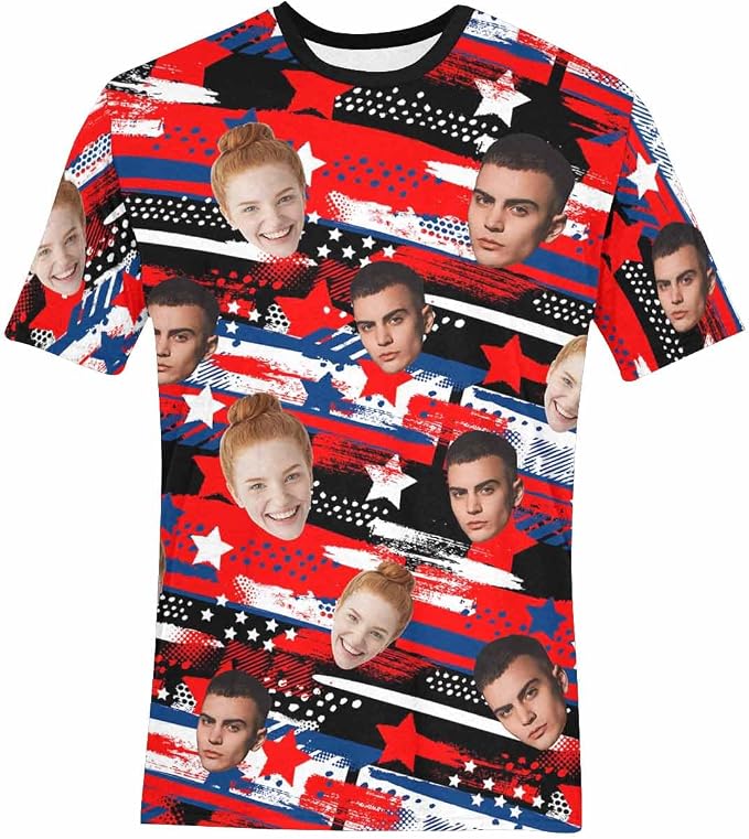 Custom T Shirts with Face Photo Text Pet Shirt - Image 3