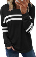 Akihoo Womens Casual Long Sleeve Tunic Tops Crew Neck Shirt Blouses by Akihoo