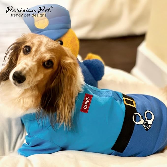 Parisian Pet Police Dog Costume - Image 5