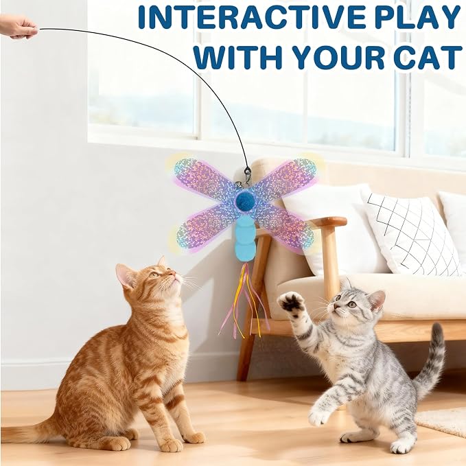Walfront Cat Toy – Interactive Wand - Image 2