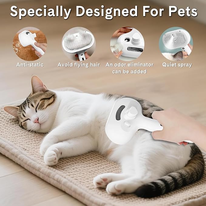 Pet Steam Brush for Dogs & Cats - Image 4