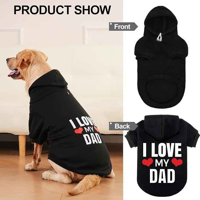 EXPAWLORER Dog Hoodie-Soft and Warm Dog Sweaters, Pet Clothes Autumn Winter - Image 5