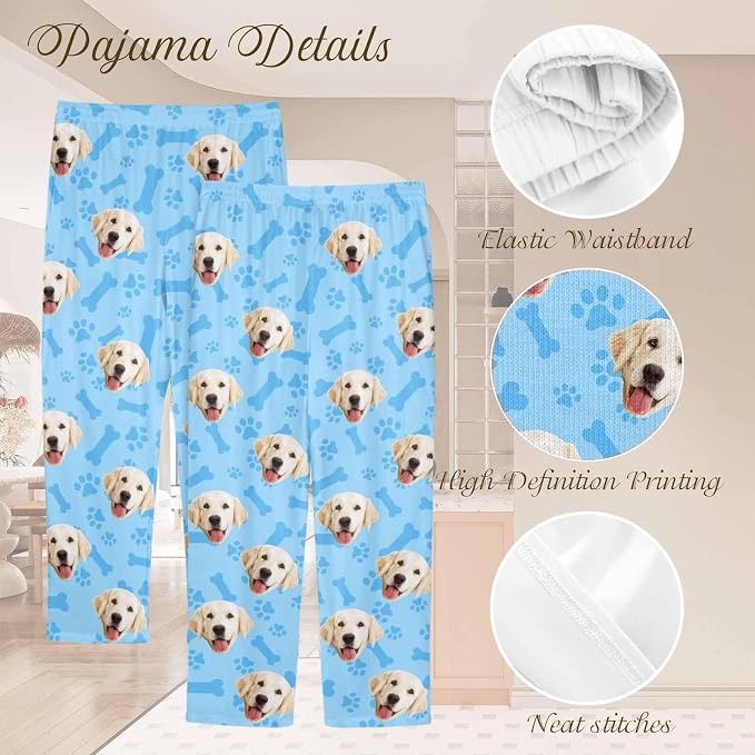 Custom Couple Pajama Pants Sock - Image 4