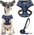 PUPTECK Soft Mesh Dog Harness and Leash Set Pet Puppy Cat Comfort Padded Vest by PUPTECK