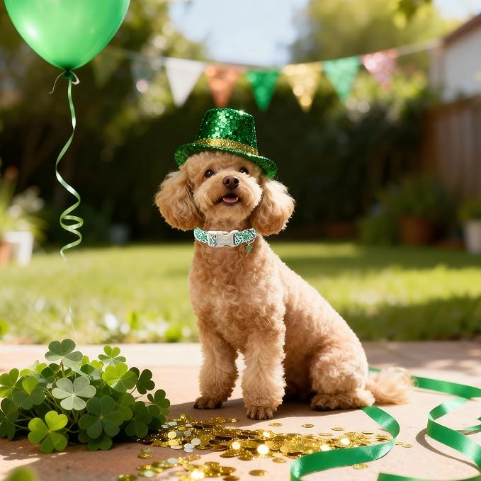 St Patricks Day Dog Collar for Giant Large Dogs - Image 2