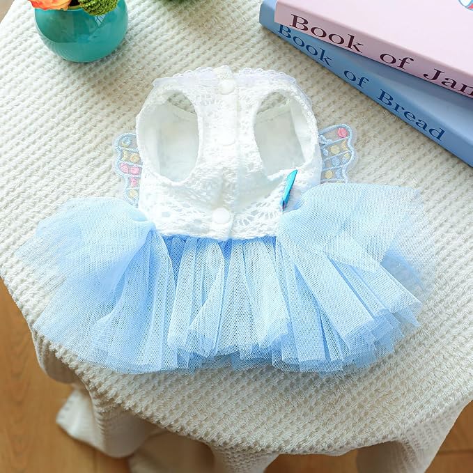 Fashion Sweet Puppy Dog Blingbling Princess Skirt Pet Dog Lace Cake Camisole - Image 4