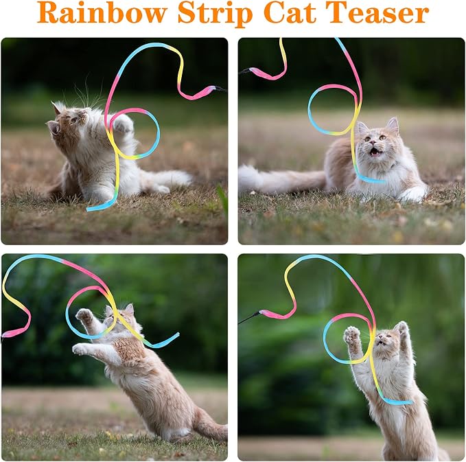 Cat Wand Rainbow Toy - Image 5