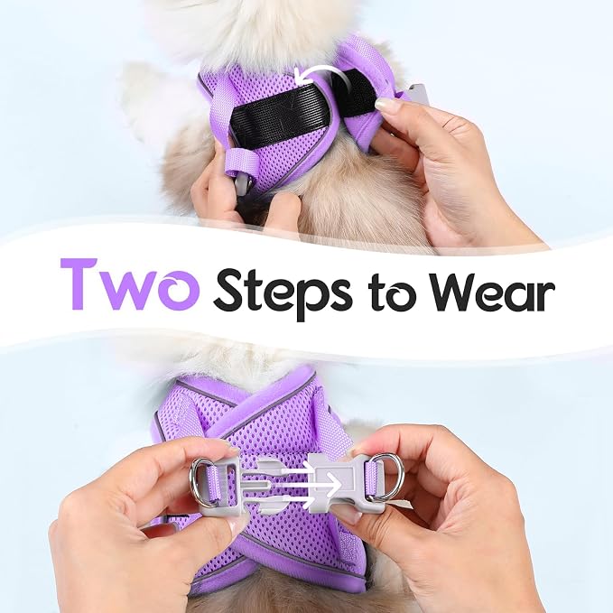 Dooradar Cat Harness and Leash Set, Escape Proof Lightweight Kitten Harness - Image 4
