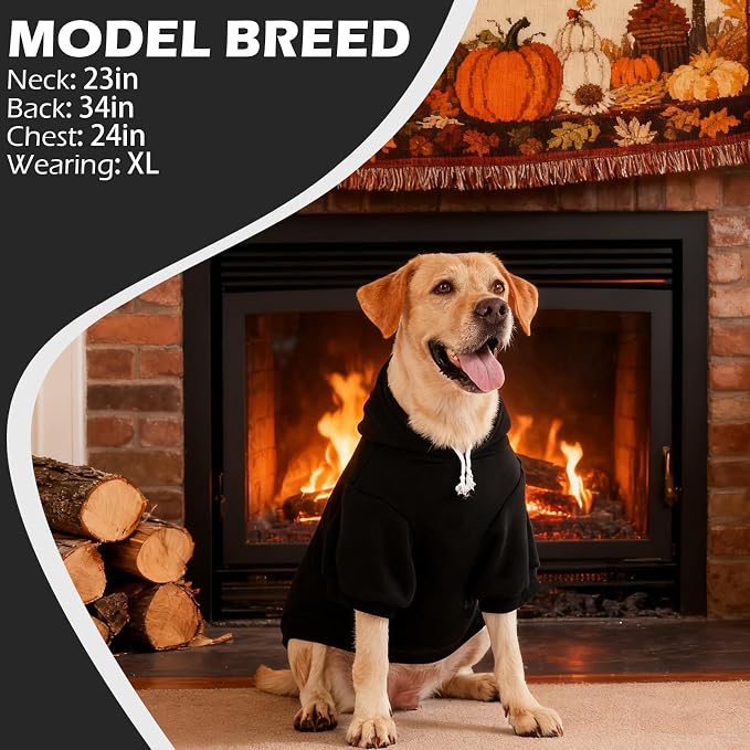 EXPAWLORER Fall Dog Hoodie-Soft and Warm Dog Sweaters, Pet Clothes Autumn - Image 7