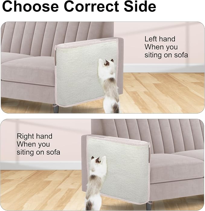 Cat Scratch Sofa Protector, 27.6”L*19.6“W Cat Scratch Furniture Protector Pad - Image 6