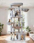 Taoqimiao 72 Inch Cat Tree, XXL Cat Tower by Taoqimiao