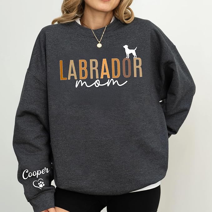 Personalized Dog Sweatshirt for Pet Lovers, Custom Name Crewneck, Cozy Gift for - Image 3