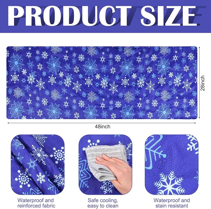 Cooling Pad Mat for Sleep Cooling Mattress Pad Gel for Bed, Relieve Pain - Image 2