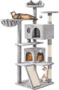 Topeakmart Cat Tree, 57 inches Multi-Level Cat Tree Tower by Topeakmart