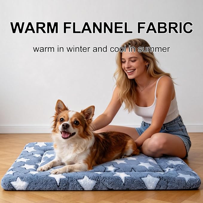 Dog Bed Mat, Reversible Crate Pads - Image 6